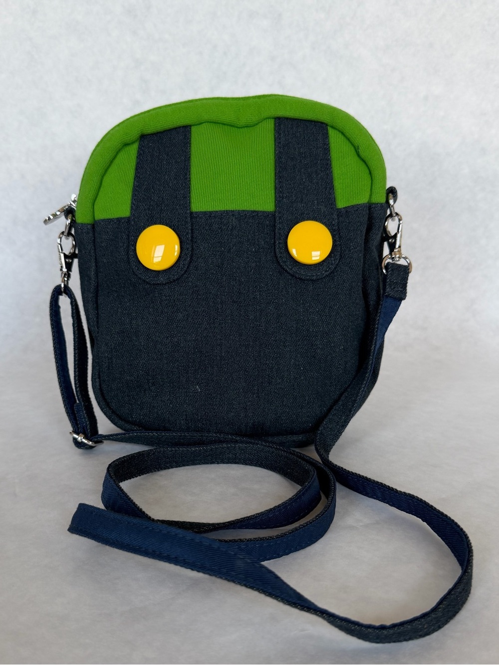 Nintendo Super Mario Luigi DS Character Crossbody Case Bag Rare
